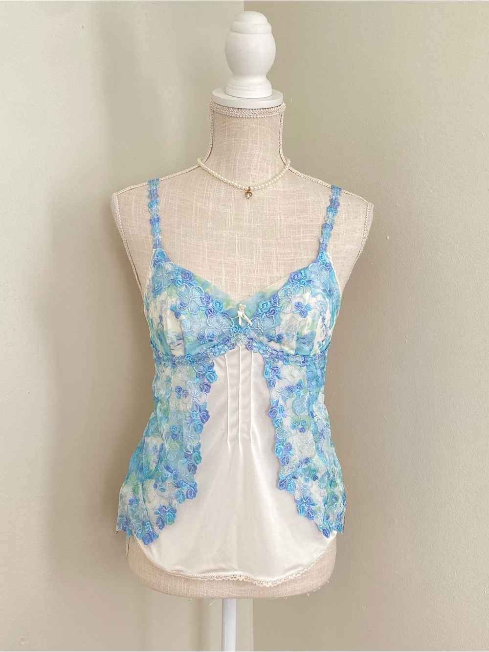 Blue Lace Japanese Camisole